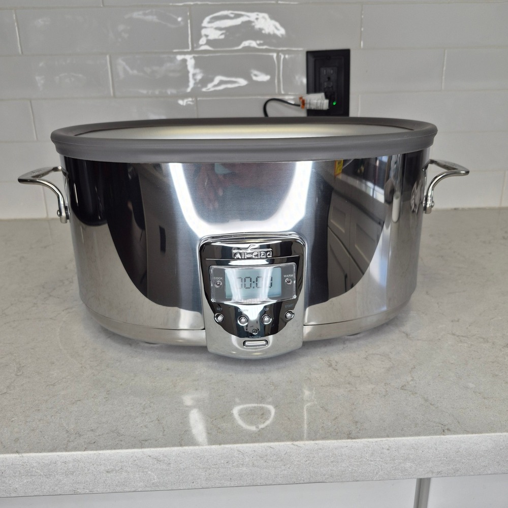All-Clad Slow Cooker Digital Programmable Stainless Steel BASE SC01 Silver